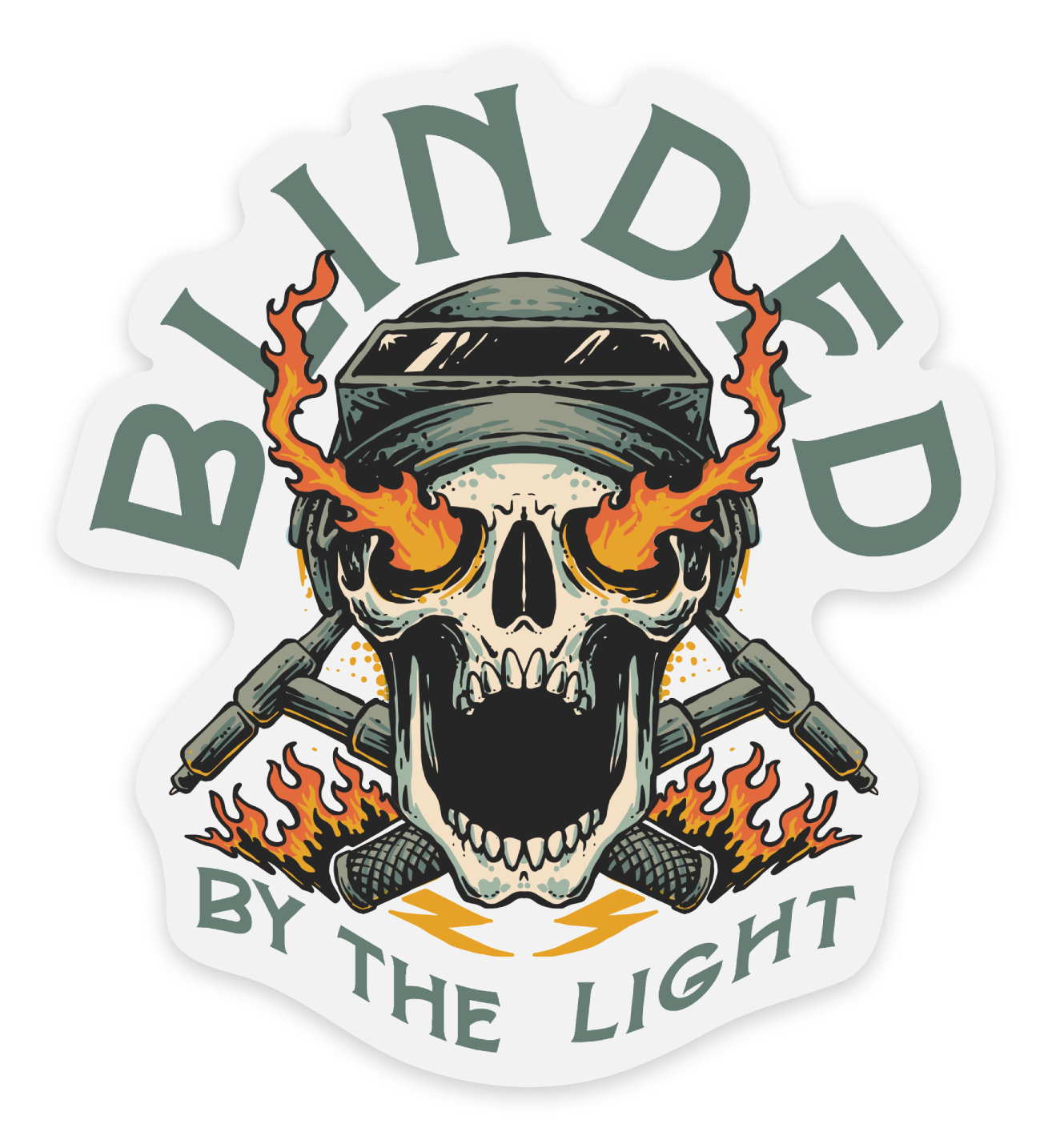 Blinded Clear Sticker