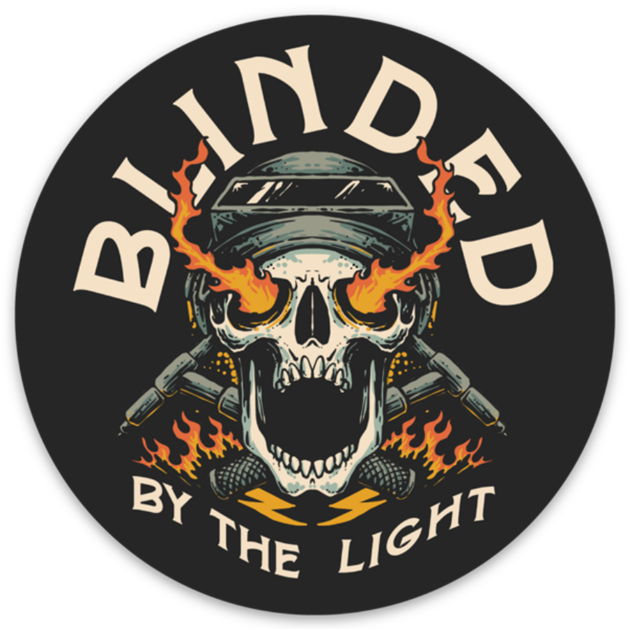 Blinded Round Sticker